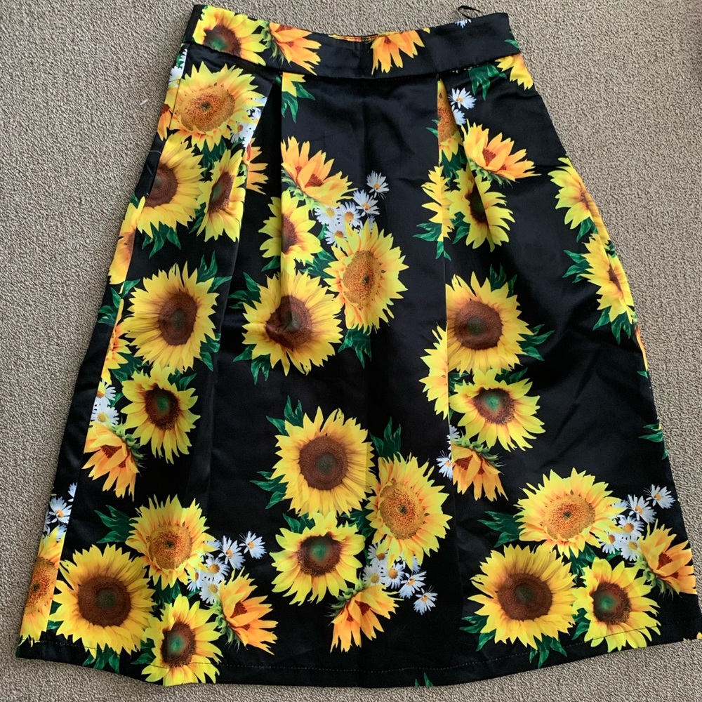 Sunflower MIDI skirt